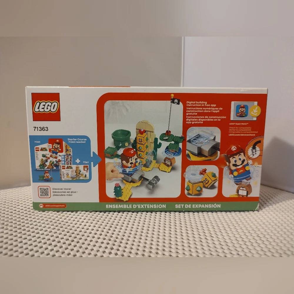 Lego 71363 Super Mario Desert Pokey NWT Building Toy Set